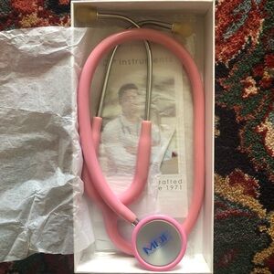 Pink stethoscope